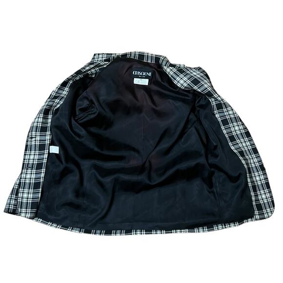 Vintage 80s Criscione X Cache Size S Jacket Blazer 100% Rayon with Rhinestones - Picture 9 of 12